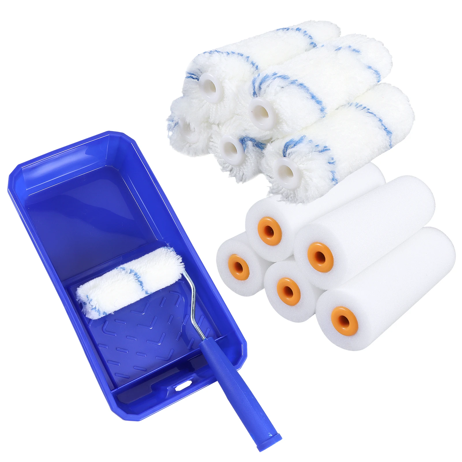 

Ceiling House Decoration Office Room Ergonomic With Tray DIY Door Practical Flexible For Painting Walls Foam Paint Roller Kit