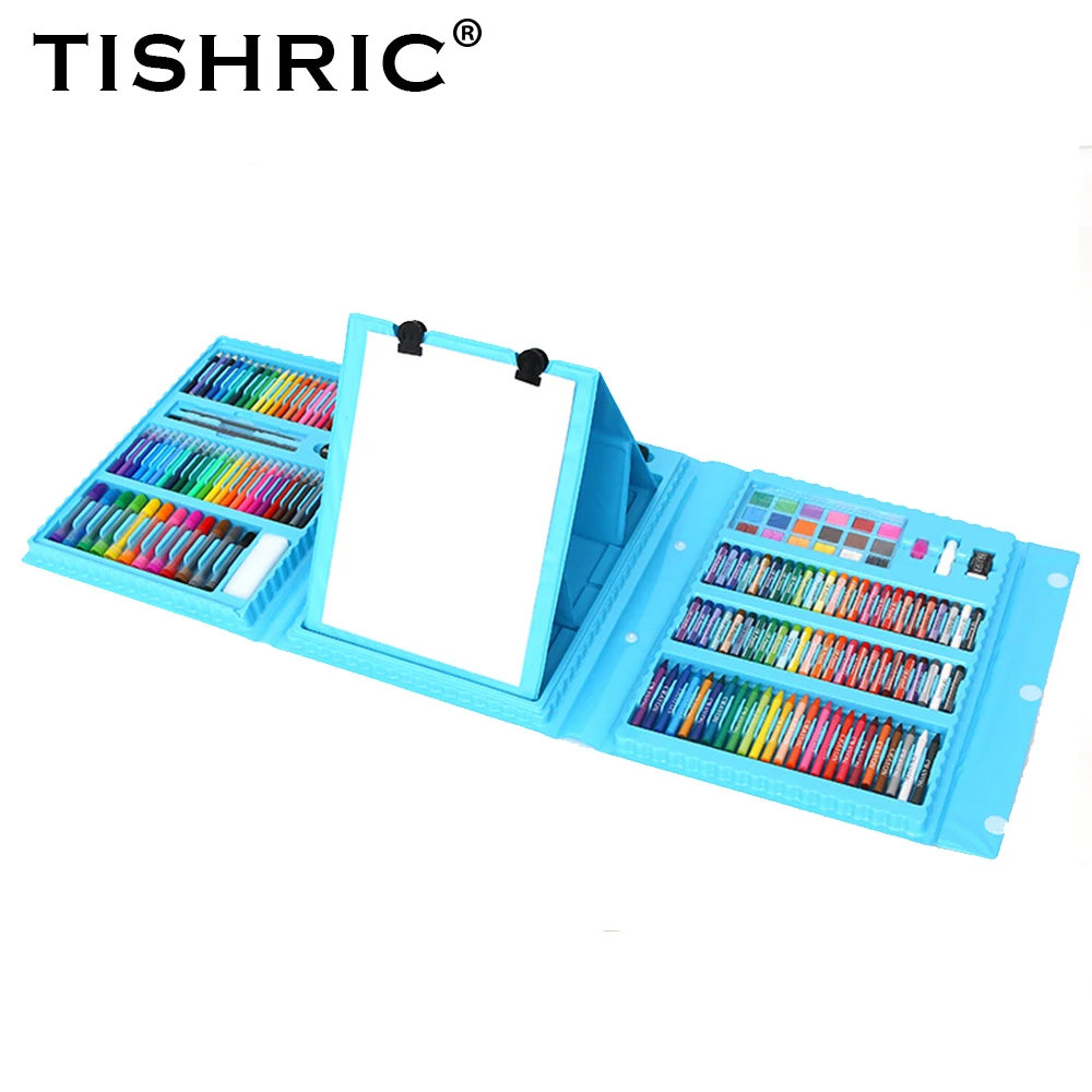 

TISHRIC Child Painting Sets For Drawing Watercolor Pen painting Colored Pencil Crayon Oil Pastel Art Set For Children Stationery