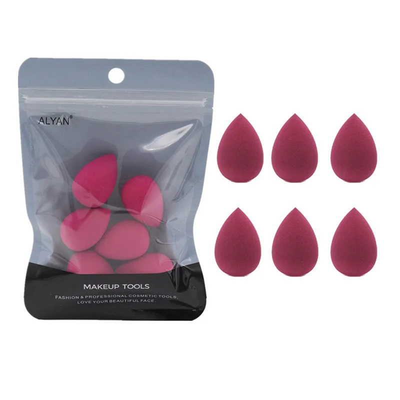 

6pcs Mini Makeup Sponge Powder Puff Beauty Sponge Make Up Sponge for Makeup Concealer Liquid Foundation Face Cosmetic Puff