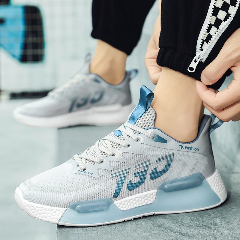 New Arrival For Motion Road Running Shoes Men Air Cushion Outdoor Sport Shoes Male Trainers Summer Jogging Shoes Male 39-44