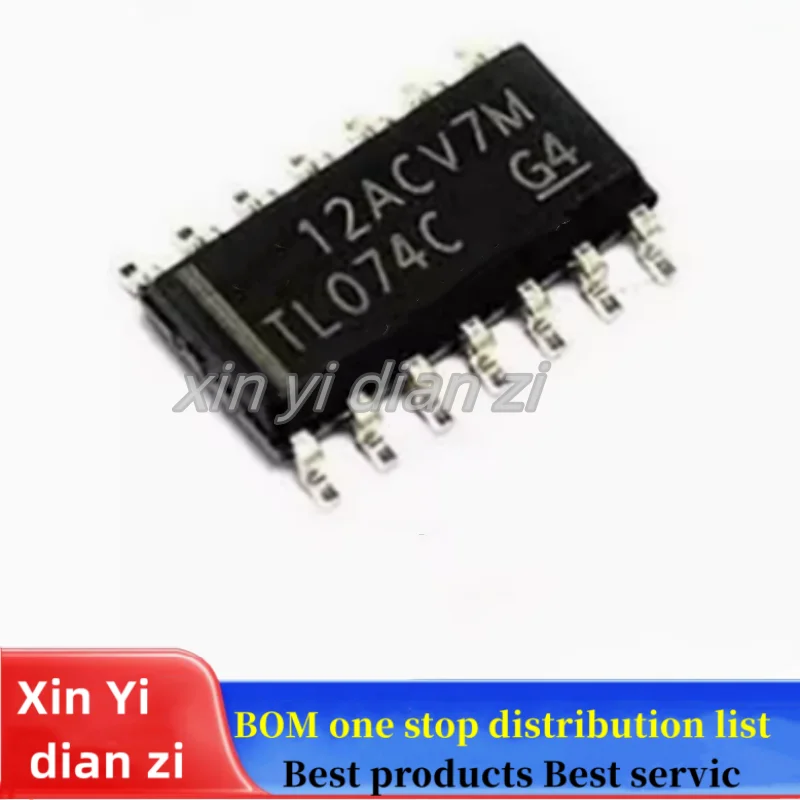 10 шт./партия TL074C TL074 TL074CDR SOP14 операционный усилитель ic-чипы
