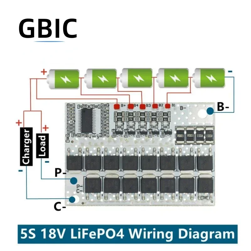 

5S 4S 3S BMS 100A 21 в 18 в 16,8 в 12 В 18650 Защитная печатная плата для литий-ионной, литий-ионной, литиевой батареи, баланс зарядки