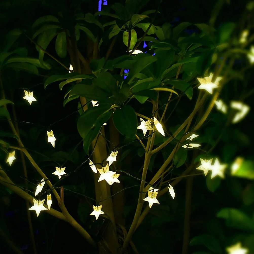 Рисунок 4 - Уличные мерцающие сказочные огни на солнечной батарее