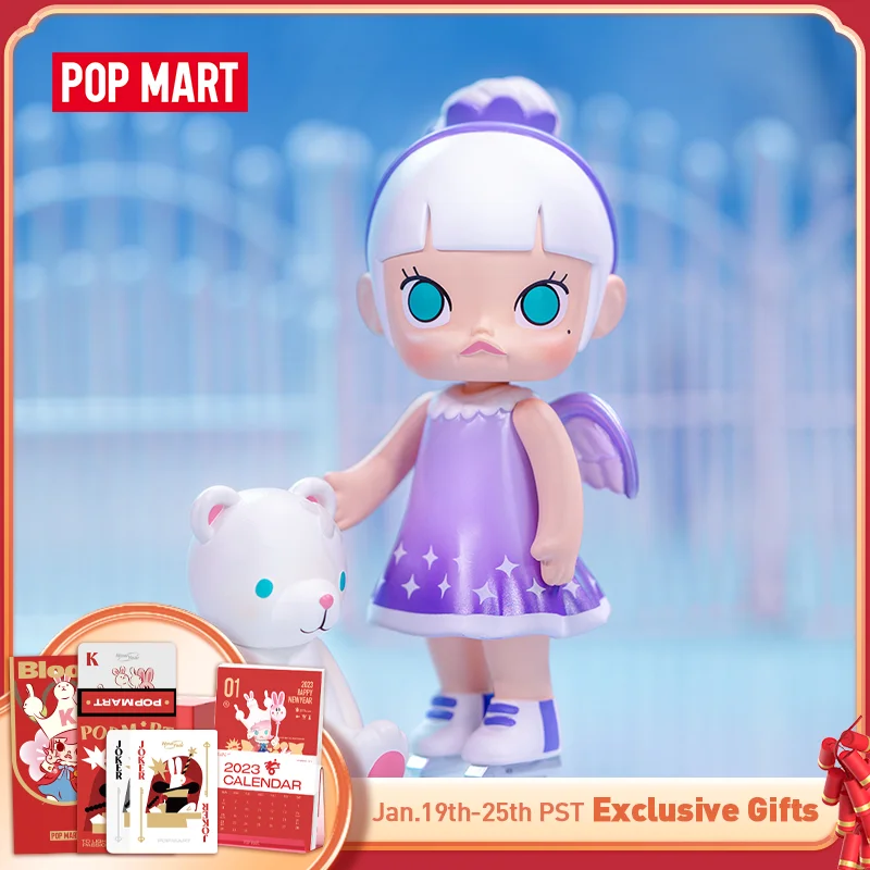 

POP MART Molly My Childhood Series Blind Box 1PC/12PC Cute Kawaii Doll Binary Action Figure Birthday Gift Kids Toy Mystery Box