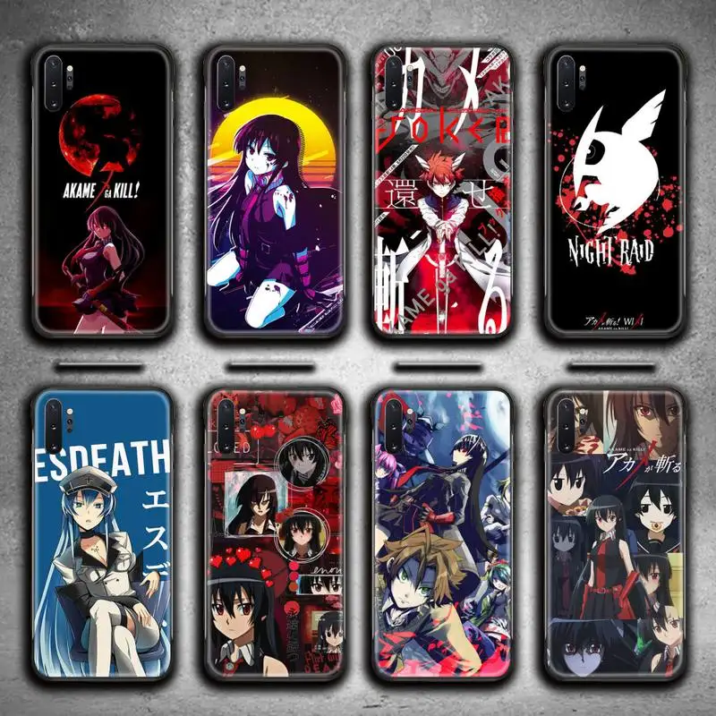 

Anime Tatsumi Akame Ga Kill Phone Case For Samsung Galaxy Note20 ultra 7 8 9 10 Plus lite M51 M21 M31S J8 2018 Prime