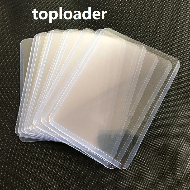 35PT Top Loader 3X4'' Board Game Cards Outer Protector Gaming Trading Card Holder Sleeves for Football Basketball Sports Card