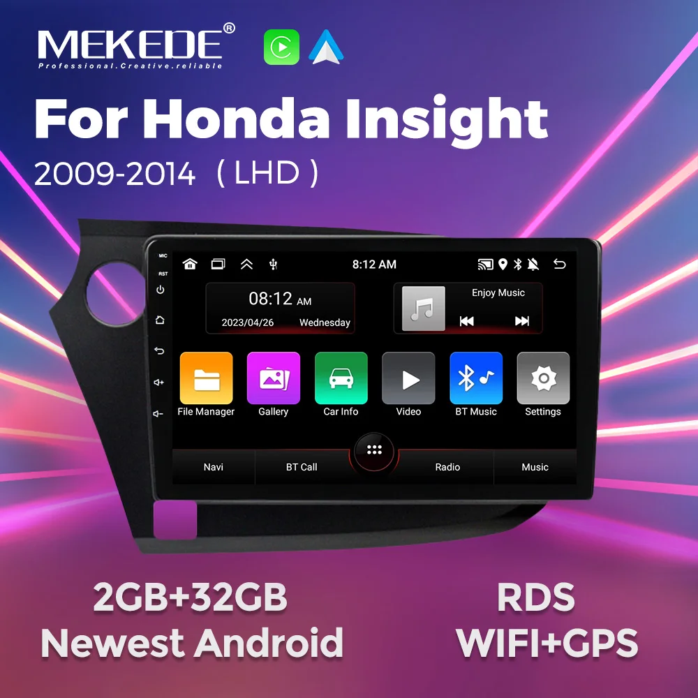 Мультимедийный плеер MEKEDE Automagnetica для Honda Vision 2009-2014 с GPS Carplay Android Auto BT