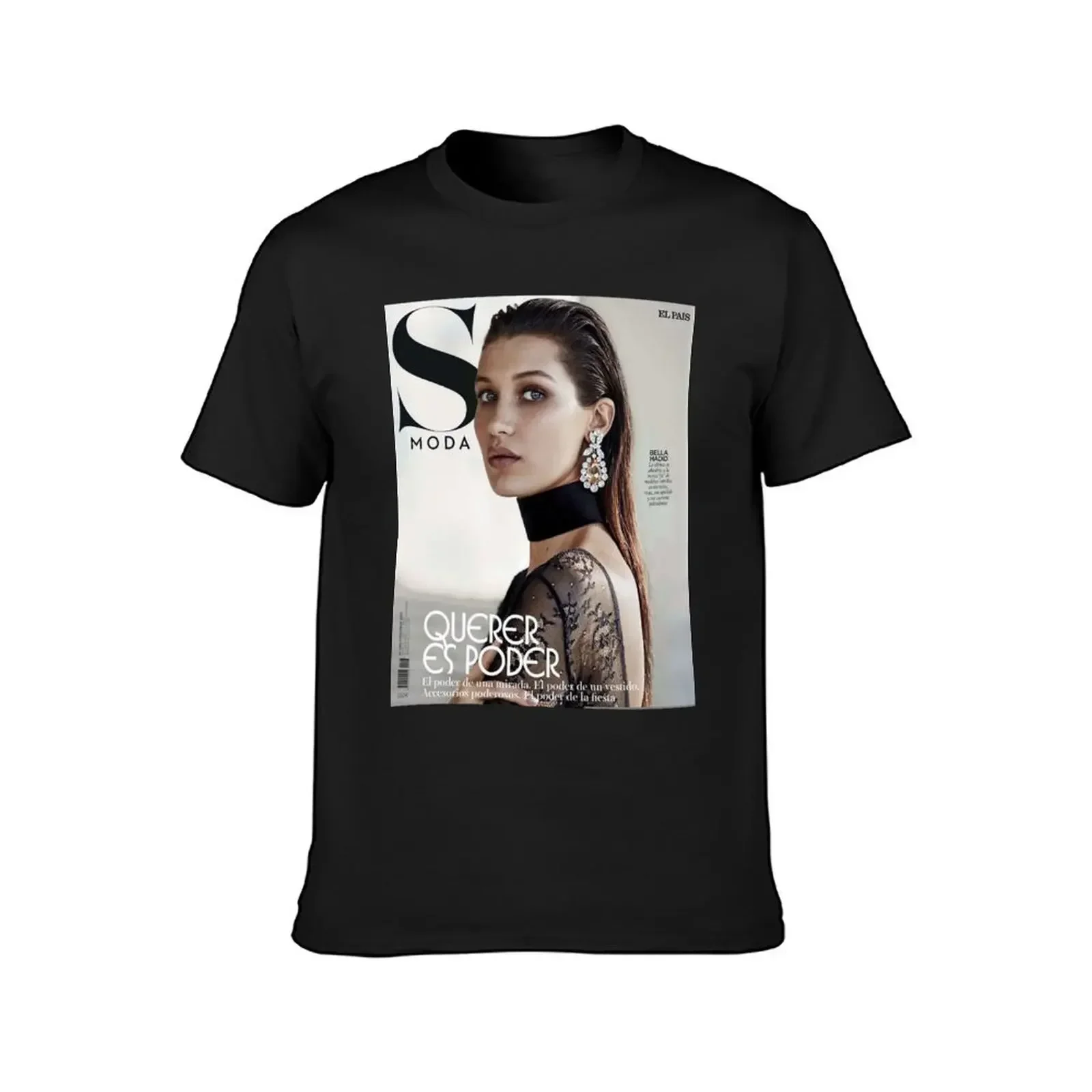 Футболка с чехлом Bella Hadid S Moda корейская модная синяя архая мужская одежда больших