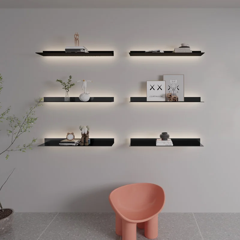 

Настенные подвесные металлические настенные книжные полки, стенд для демонстрации светильник кой, аксессуары для дома