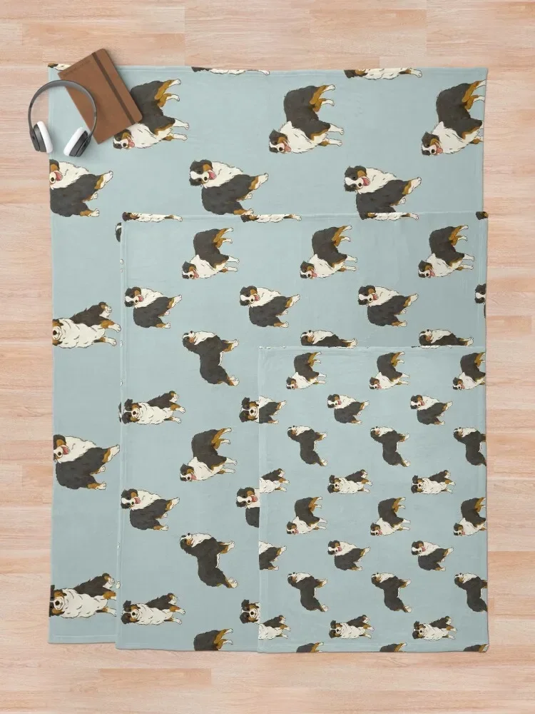 Черная Тройная Австралийская овчина собака одеяло фланелевые детские одеяла