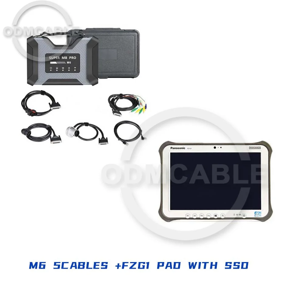 

DoIP VCI M6 Super MB Pro M6 Wireless Star Diagnosis Tool Full Function PK MB Star C4 C5 C6+Fz-g1 tablet ready to use