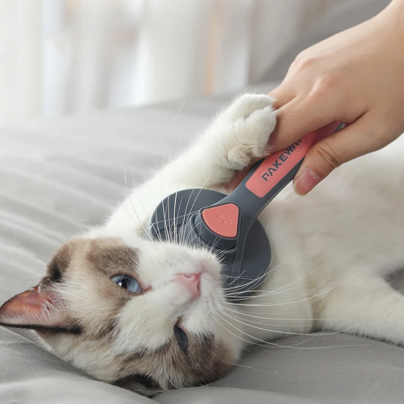 

Pet Comb Self Cleaning Brush Professional Grooming Brush for Cats Dogs Special Needle Cat Pet Hair Remover and Beauty Products