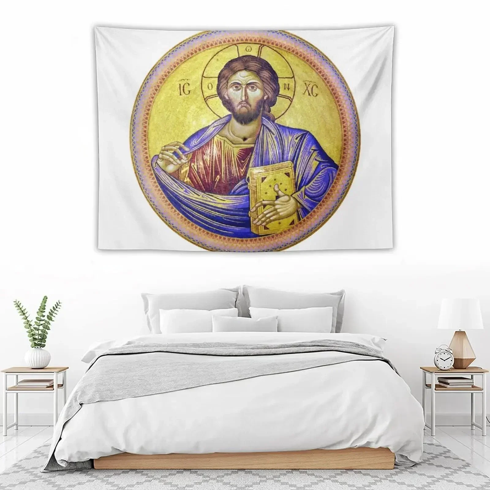 Христос Пантократор - Царь Святой Сеплчера в Иерусалиме Гобелен Домашнее