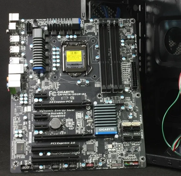 Для Gigabyte GA-P67A-UD3R/-B3 UD3P P67 1155-контактная основная плата Deluxe Blackboard DDR3