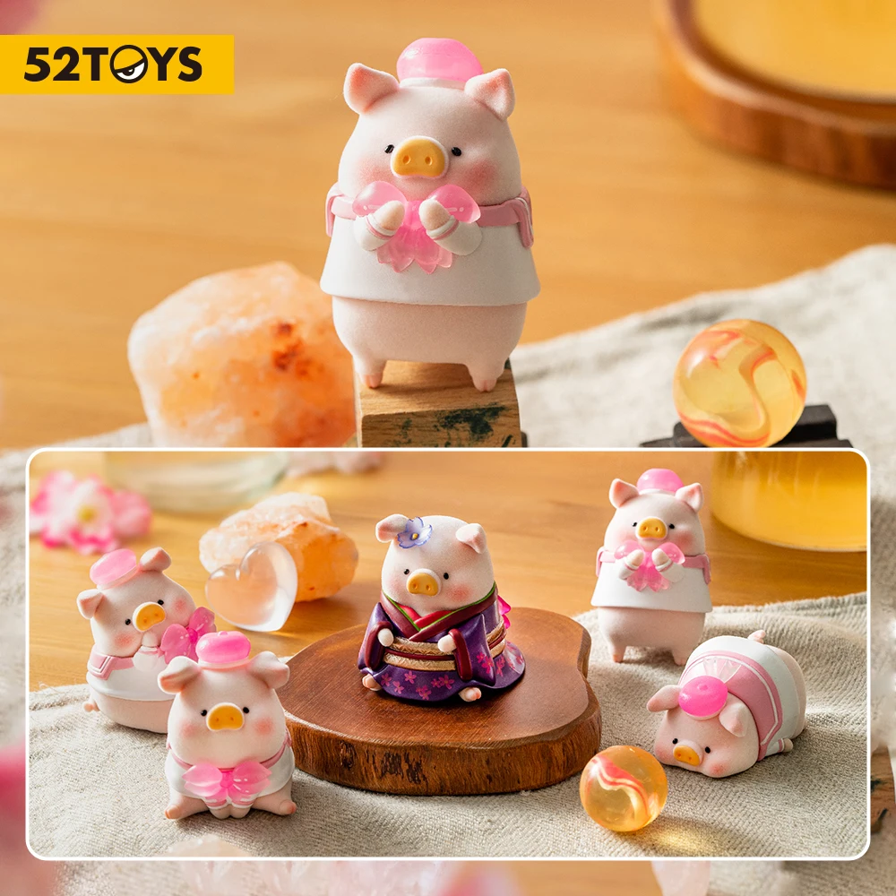 52 игрушки LULU Piggy in Bloom Sakura II Series 1 шт. экшн-фигурка коллекционная игрушка настольное украшение подарок на день рождения