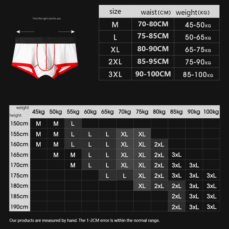 FK New Men's Cotton Underwear Fashion Low-Waist Color Matching Boxer Shorts Male Breathable Boxers Underpants Sexy Panties 3Pcs