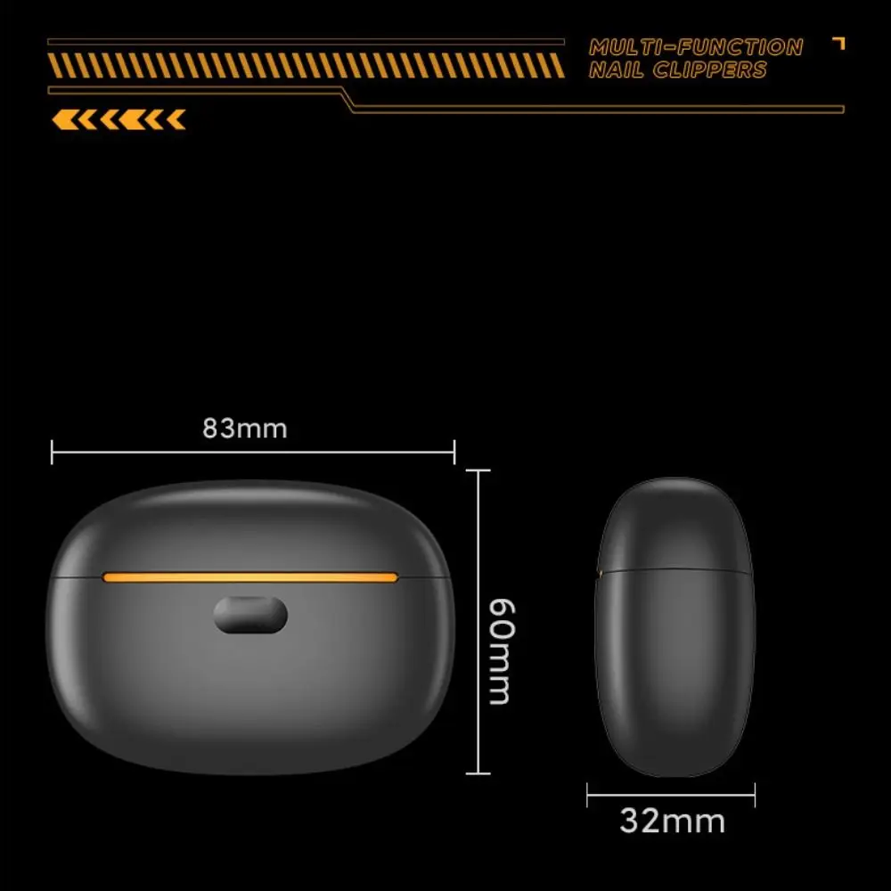 Электрический триммер для ногтей 2 в 1 с LED-подсветкой, перезаряжаемый, безопасный, бесшумный, автоматический точильный инструмент для ухода за ногтями. (art.: 3920dc2013598) - 3920dc2013598