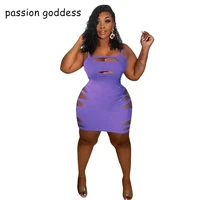 hot fashion sexy bodycon hollow out mini dress for women night clubwear package hip plus size 3xl 4xl 5xl party dresses summer