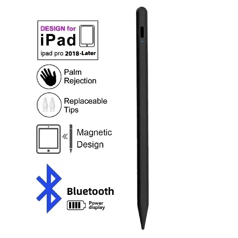 ZLRLMHY Bluetooth stylus for iPad 10th Pro11 2018 12.9 Air5 Mini 5 6 and higher versions Apple Pencil 2/1