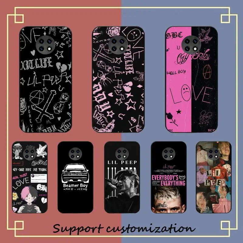 

Lil Peep Hellboy Love Phone Case For Redmi Note 8A 7 5 Note8pro 8T 9Pro note6pro Funda