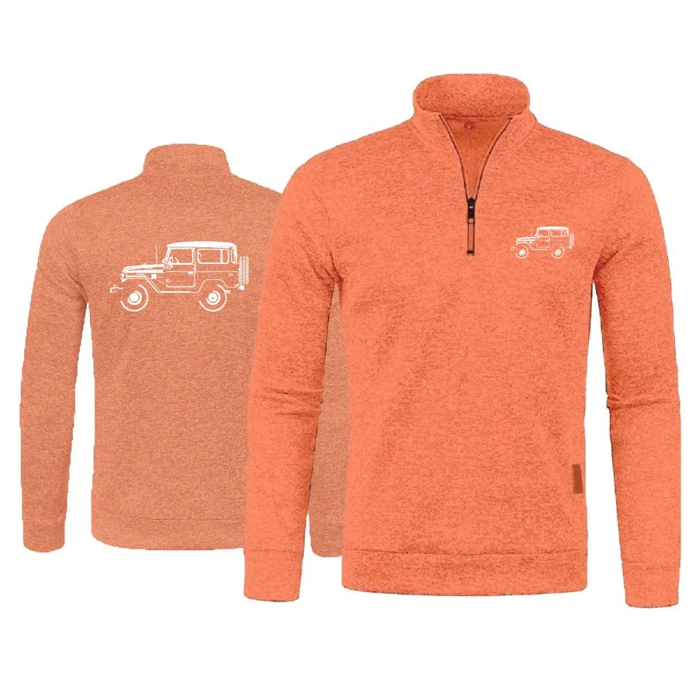 МУЖСКАЯ толстовка с капюшоном FJ40 Land Cruiser 4X4 Cross Country Vehicle Мужской пуловер Свитер на