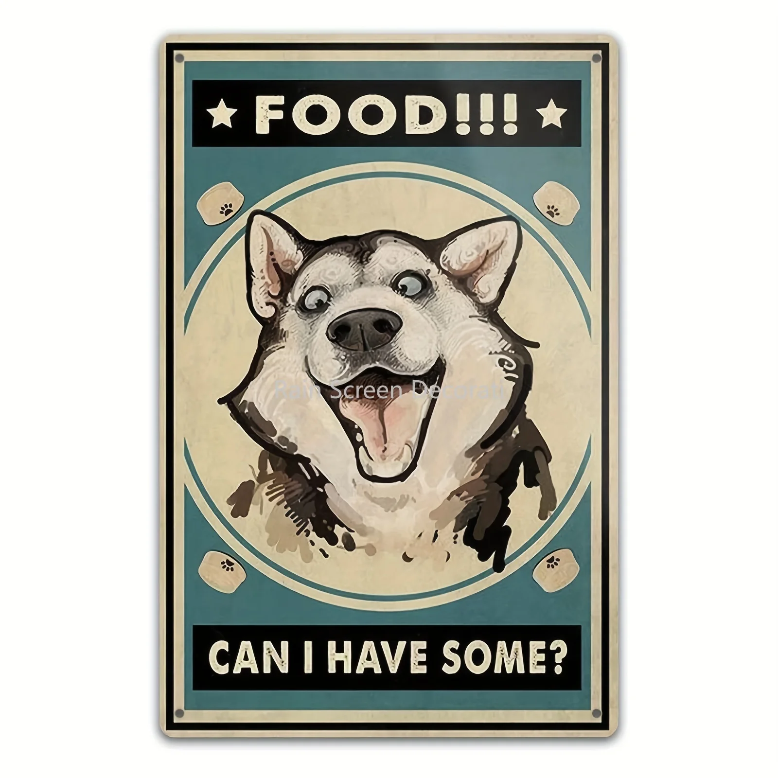 

Chic' Terrier Metal Tin Sign Organic Soap Soak Your Cares Away Retro Iron Painting Husky for Home Bathroom Bar Cafe Outdoor Wall