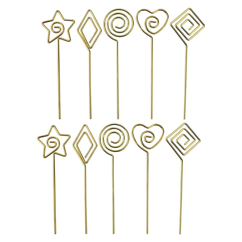 

Holderclips Table Photo Picture Number Wire Holders Place Clipmemo Picks Star Gift Stand Cake Clampstables Floral Sticks Note