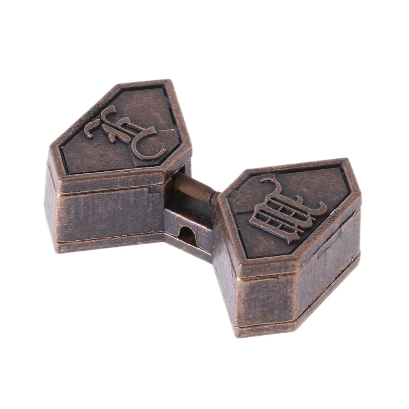 

New Puzzle Alloy Box Lock Brain Teaser IQ Test Toys Adults Children Kids Gifts