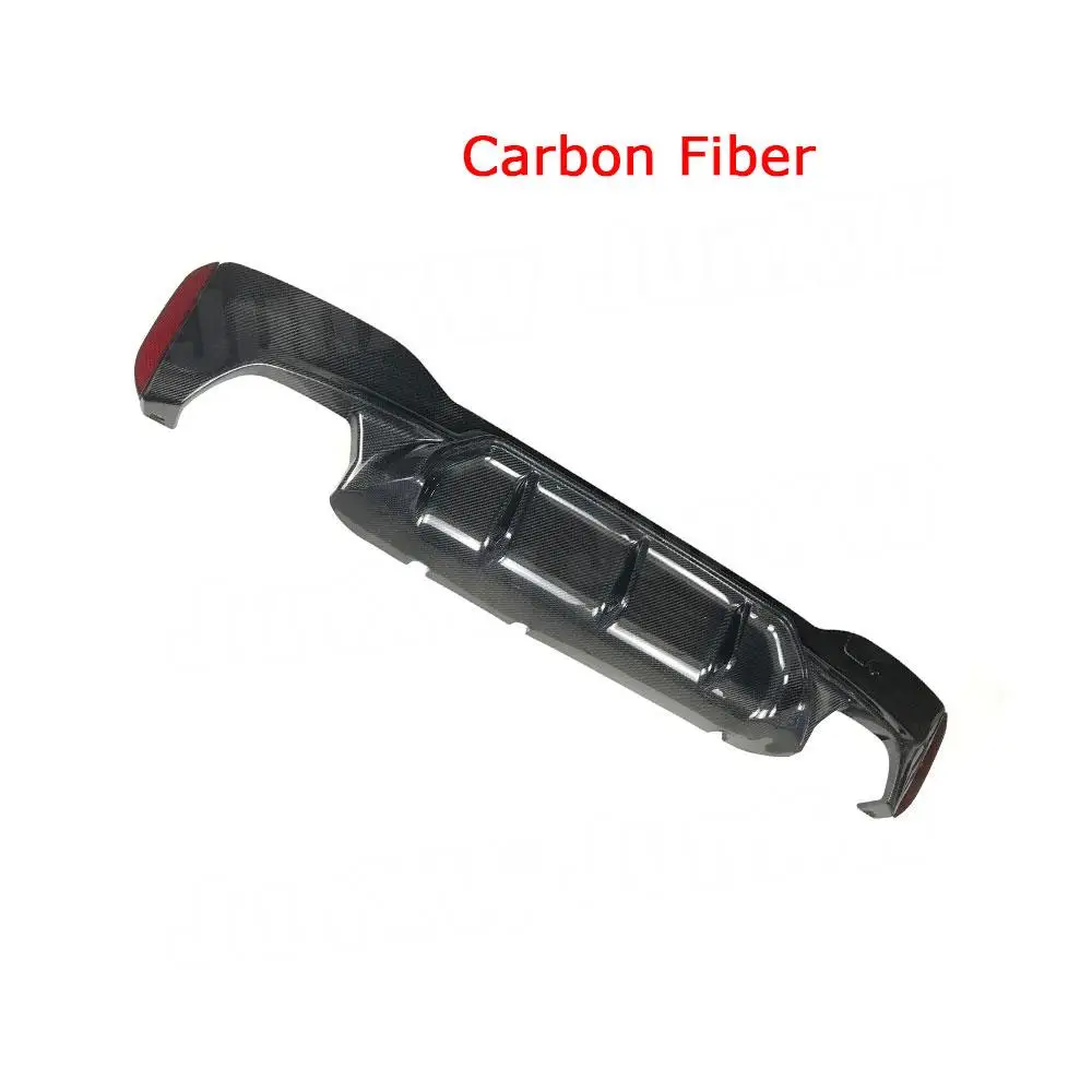 Для 5 серии диффузор губа на задний бампер спойлер для BMW G30 G38 M TECH Sport 2017-2023 ABS