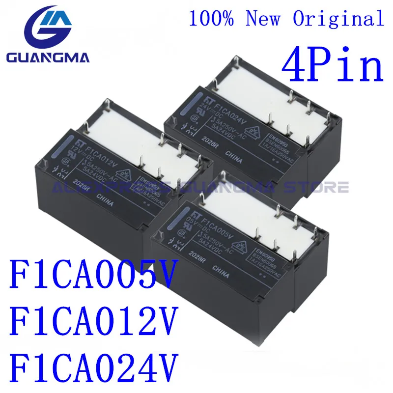 10 шт., флэшки 100% дюйма, F1CA005V F1CA012V F1CA024V DC5V 12V 24VDC 5A 8Pin, два открытых, два закрытых