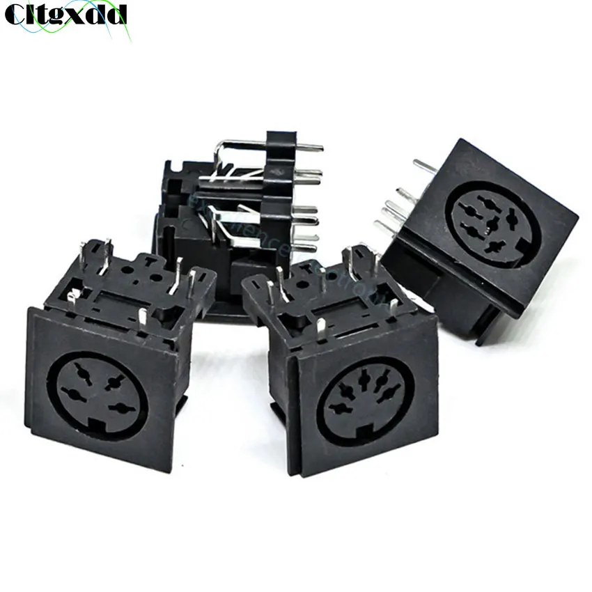 Cltgxdd 1 шт. 4/5/6/7Pin мини-разъем для разъема DIN 4 5 6 8 полюсов PS2 Mini Jack круглый разъем