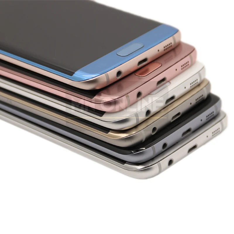 5 '𧄀% Оригинальный дисплей для SAMSUNG Galaxy S7 Edge LCD G935 G935F G935FD S7edge сенсорный экран