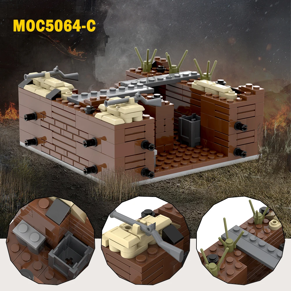 Конструктор MOC WW2 для сборки военных действий