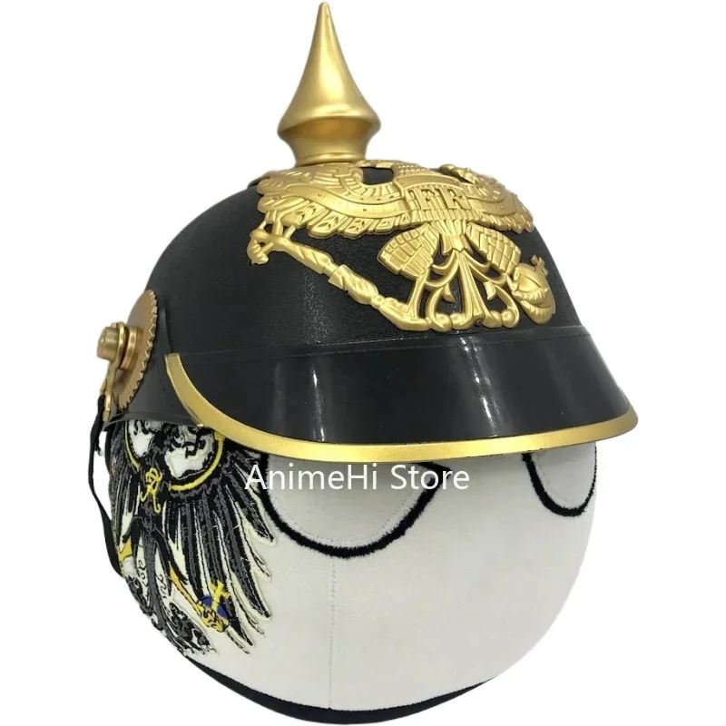 Prussia Ball and Tricorne Pickelhaube The Prussian армейский шлем кукла countryballs плюшевые игрушки для косплея Polandball плюшевая игрушка в подарок (art.: 3920cf76a2c33) - 3920cf76a2c33