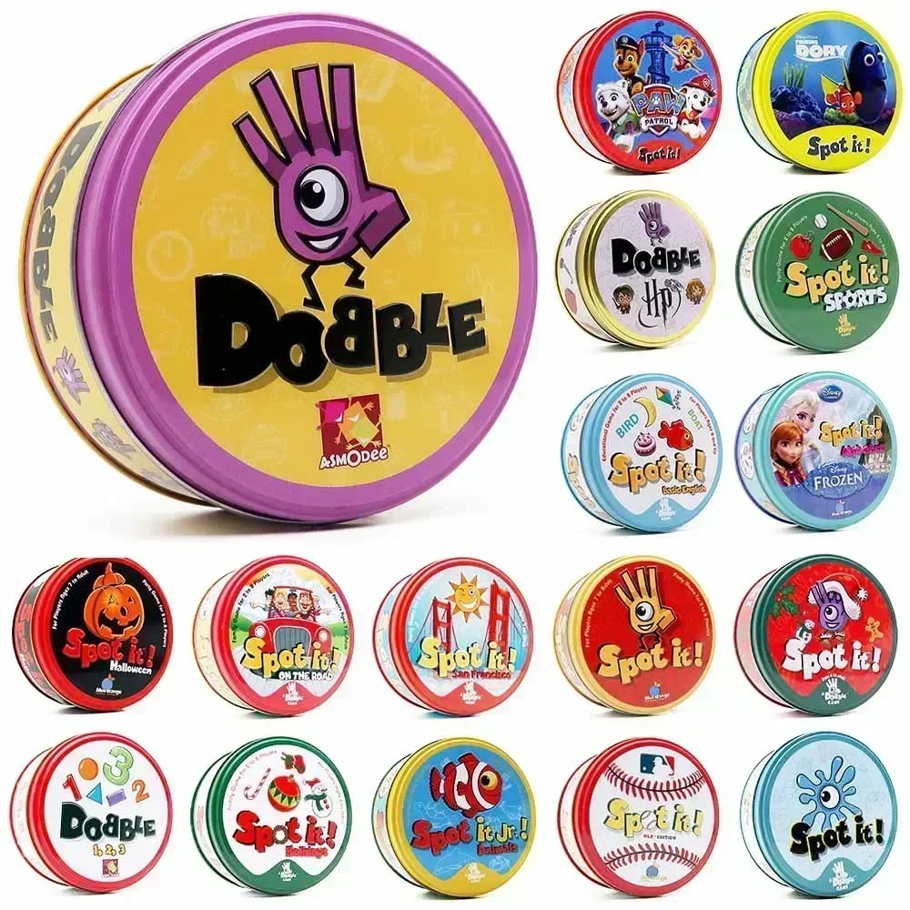59 Стильных Карточных Игр Dobble С Металлической Коробкой Для Семейных Встреч