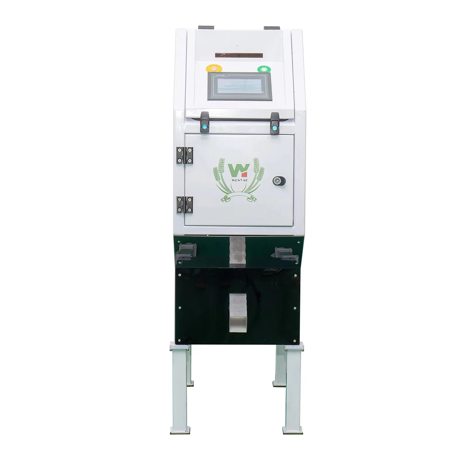 Оптическая машина для отклонения семян конопли зеленого и коричневого цвета