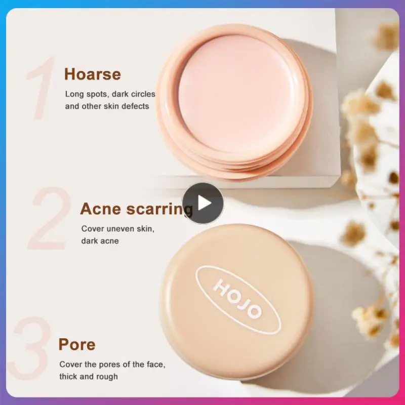 

HOJO Macaron 4 Colors Concealer Cream Cover Dark Circles And Acne Marks Spots Tear Channels Brighten Skin Facial Concealer TSLM1