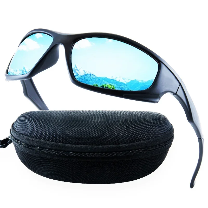 Мужские и женские спортивные поляризационные винтажные солнцезащитные очки для