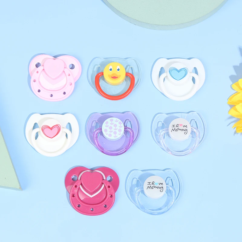 

New Lovely Doll Magnet Pacifier Doll Supplies Dummy Nipples Magnet For New Reborn Baby Kids Toy Doll Accessories