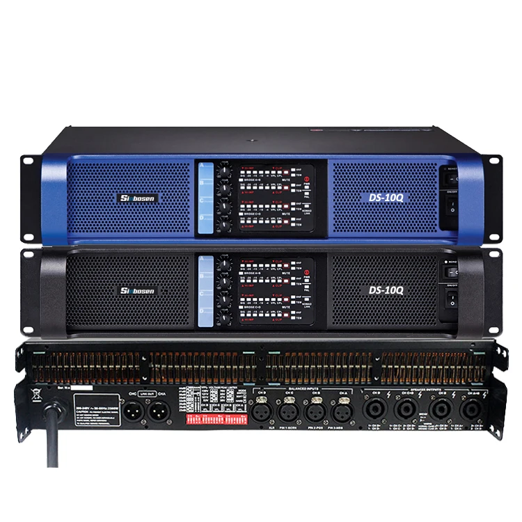 

Professional audio high power amplifier DS-10Q sound equipment amplifiers speaker 4 channel amplifier