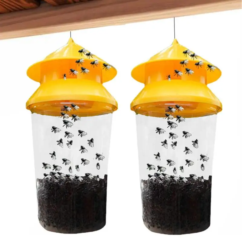 

Reusable Outdoor Fly Traps Reusable Fly Trap Jar Stable Horse Fly Trap Widely Used For Stables Orchard Barns Camping Chicken