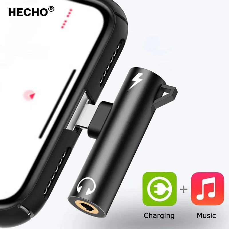

Кабель зарядный 2-в-1 с разъемами USB 3,5 и USB Type C на 3,0 мм