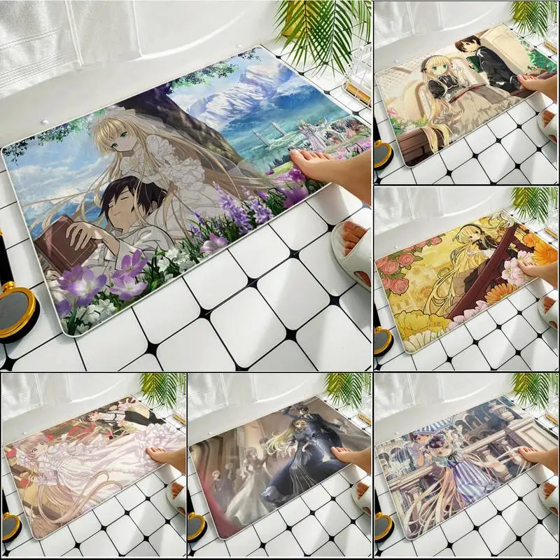 

Anime Gosick Kitchen Mat Bedroom Living Room Carpet Entrance Doormat Home Hallway Floor Mat Bathroom Anti-Slip Rug