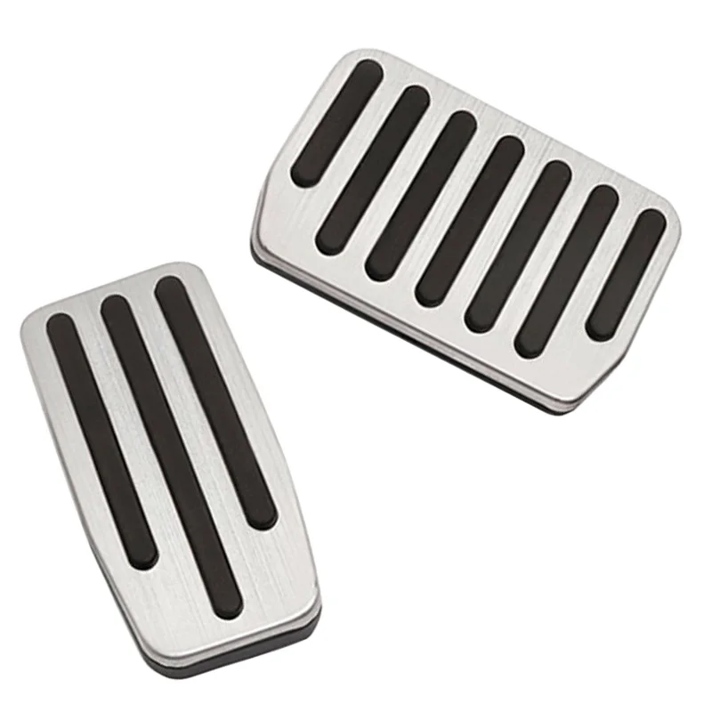 

1 Set Car Interior Front Brake Gas Accelerator Foot Pedal Cover Pad Anti Slip Fit for Tesla Model 3 Y 2022 2021 2020