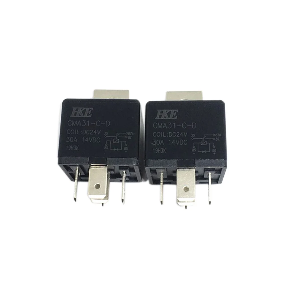 

New HKE Relay CMA31-C-D DC12V DC24V 5Pin 12VDC 24VDC 30A （Good Quality）
