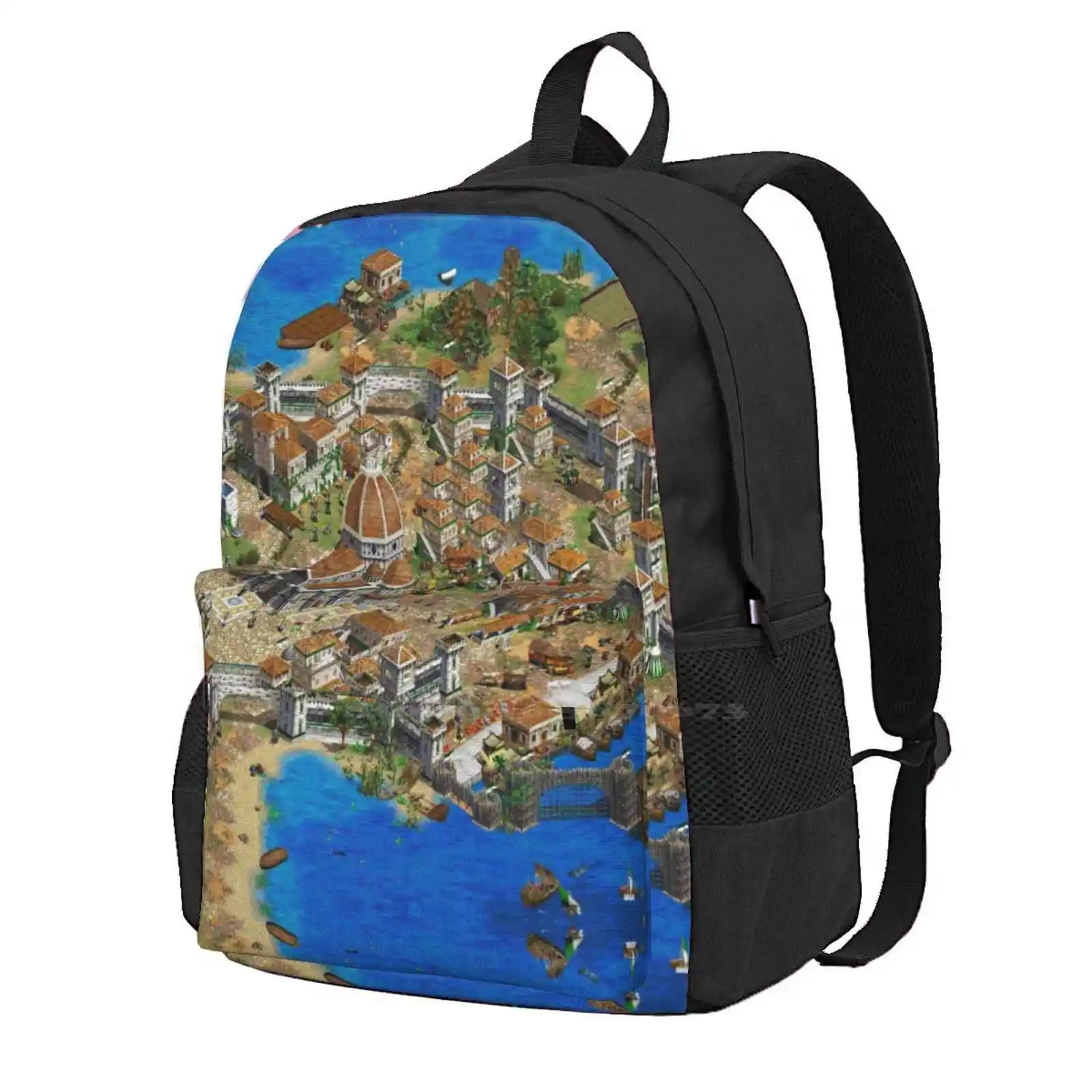 

Age Of Empires 2 Hd Screenshot Hot Sale Backpack Fashion Bags Age Of Empires 2 Rts Aoe2 High Definition Video Game Real Time