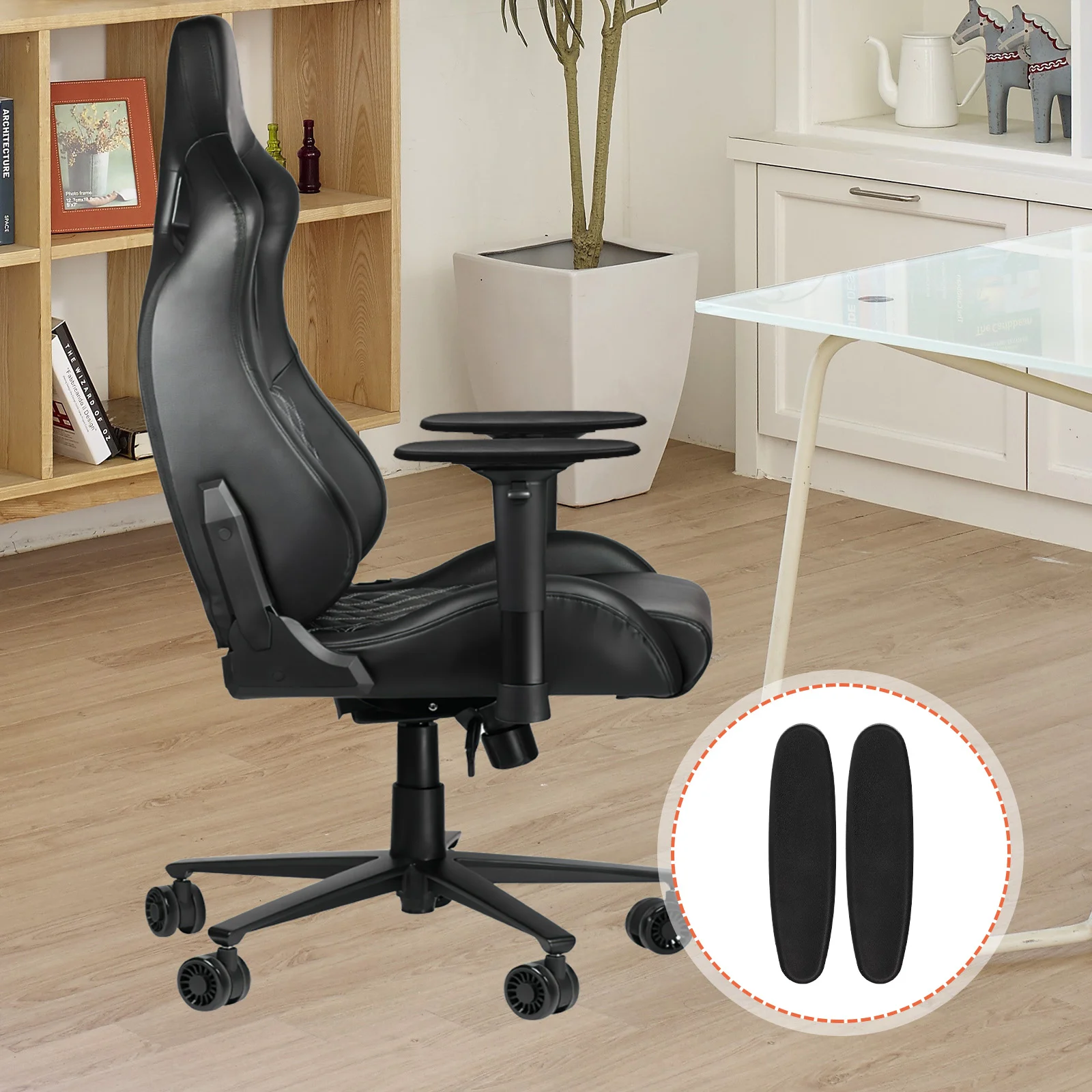 

1 Pair Computer Armrest Chair Rest For Desk Chair Cushions For Office Chairs for Gaming Chair Computer Chair Replacement