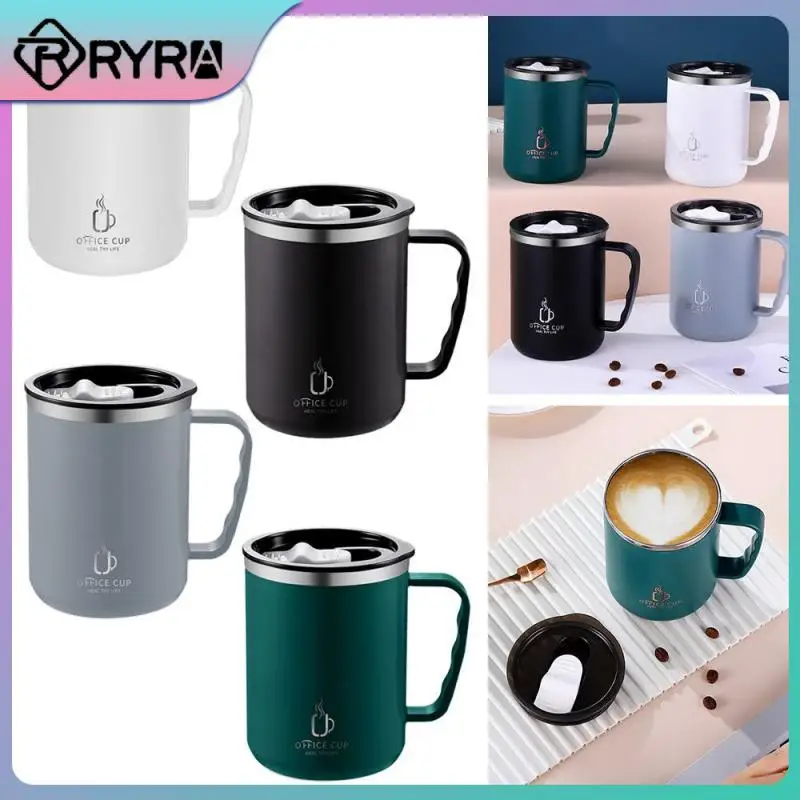 

Fashionable Sealed Leak-proof Thermal Mug Food Grade Silicone Sealing Rin Water Bottle Wide-mouth Design Thermos Cup Taza