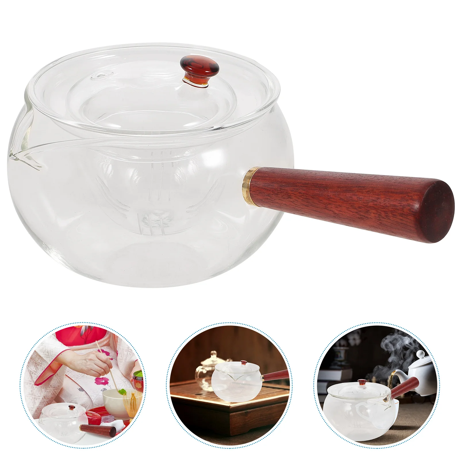 

Tea Pot Teapot Pitcher Kettle Water Maker Coffee Fu Clear Teaware Beverage Afternoon Brew Kung Chinese Japanese Loose Bloom Leaf