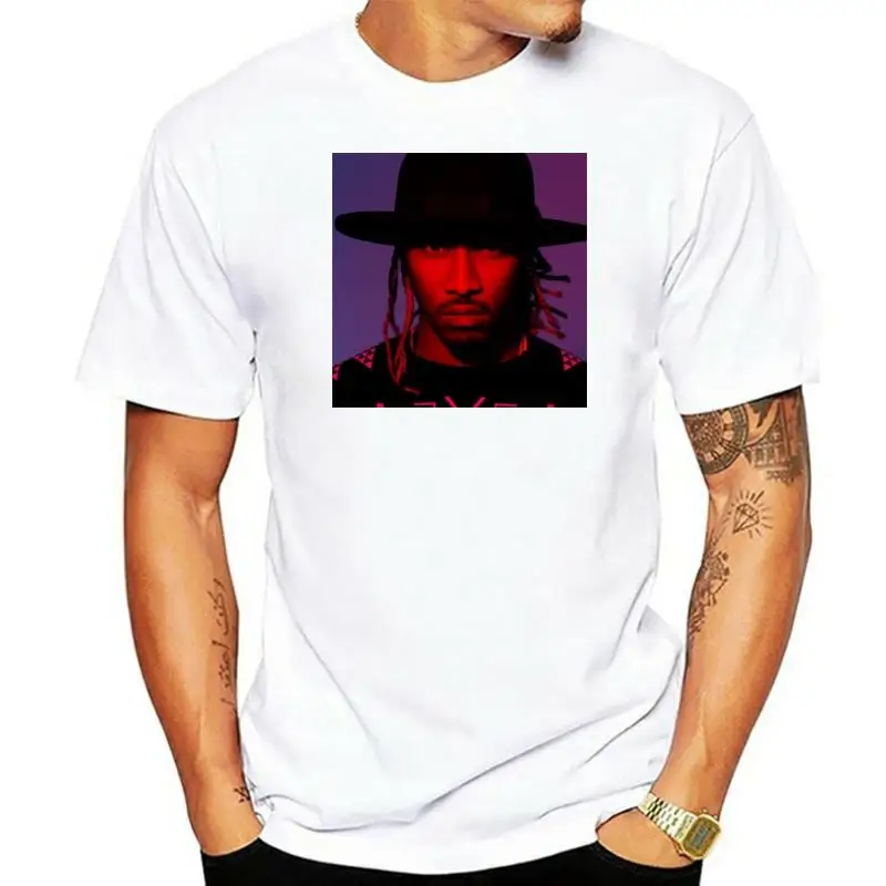 Future Purple Reign White T-Shirt Evol kanye Drake freebandz ovo Summer Short Sleeve Cotton Tshirt Streetwear